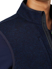 Picture of NNT Uniforms Mens Textured Fleece Zip Front Vest - Navy (CATF32-NAV)