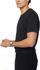 Picture of NNT Uniforms Mens Como Australian Cotton Short Sleeve Tee - Black (CATJPS-BLA)