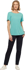Picture of NNT Uniforms Womens Matt Jersey Boat Neck Top - Mint (CATUHN-MNN)