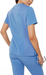 Picture of NNT Uniforms Womens Invigorate Helen Scrub Top - Light Blue (CATUWX-LBL)