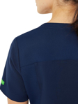 Picture of NNT Uniforms Womens Invigorate Helen Scrub Top - Navy Blue (CATUWX-NVB)