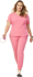 Picture of NNT Uniforms Womens Invigorate Helen Scrub Top - Pink (CATUWX-PIN)