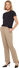 Picture of NNT Uniforms Womens Eva Australian Cotton Short Sleeve Tee - Black (CATUXT-BLA)