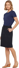 Picture of NNT Uniforms Womens Eva Australian Cotton Short Sleeve Tee - Navy (CATUXT-NAV)