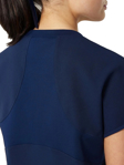 Picture of NNT Uniforms Womens Invigorate Crew Neck Scrub Top - Navy Blue (CATUY7-NVB)
