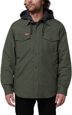 Picture of Hardyakka Mens Heritage Quilted Hooded Shacket (Y06691)