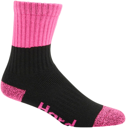 Picture of Hardyakka Womens Core Hi Vis Work Crew Socks - 3 Pack (Y20013)
