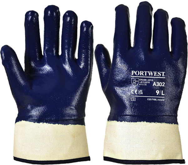 Picture of Prime Mover Workwear Fully Dipped Nitrile Safety Cuff (A302)