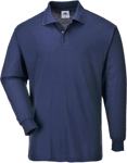 Picture of Prime Mover Workwear Mens Genoa Long Sleeved Polo Shirt (B212)