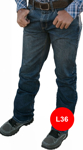 Picture of Ritemate Workwear Mens Pilbara Western Brahman Jeans - Length 36 (RMPW014-L36)