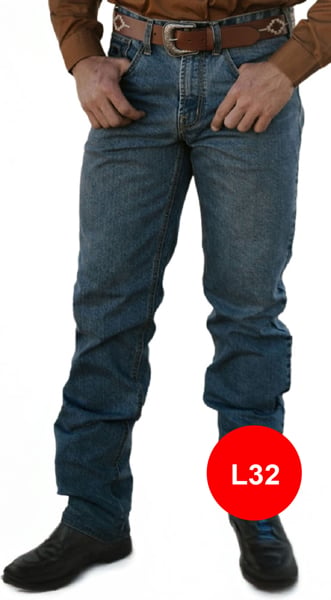 Picture of Ritemate Workwear Mens Pilbara Western Angus Jeans - Length 32 (RMPW013-L32)