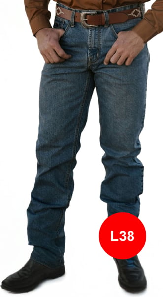 Picture of Ritemate Workwear Mens Pilbara Western Angus Jeans - Length 38 (RMPW013-L38)