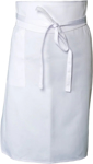 Picture of Chef Works White Tapered Apron with Flap (PCTA)