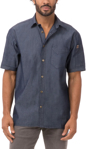 Picture of Chef Works Mens Detroit Short Sleeve Denim Shirt (SKS002)