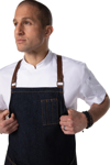 Picture of Chef Works Memphis Denim Cross Back Apron (ACRS035)