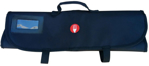 Picture of Chef Works 7 Pocket Black Knife Wrap Bag (BAGD)