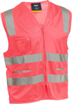 Picture of Bisley Workwear Taped Hi Vis Safety Zip Vest (BV0341T)