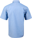 Picture of Winning Spirit Mens Chambray Short Sleeve Shirt (BS03S)