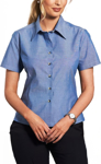 Picture of Winning Spirit Ladies Chambray Short Sleeve Shirt (BS05)