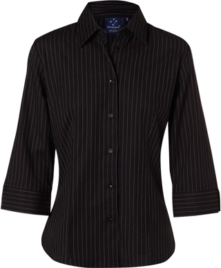 Picture of Winning Spirit Ladies Pin Stripe Shirt (BS18)
