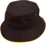 Picture of Winning Spirit Soft Washed With Contrast Sandwich Bucket Hat (CH31)
