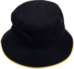 Picture of Winning Spirit Soft Washed With Contrast Sandwich Bucket Hat (CH31)