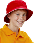 Picture of Winning Spirit Soft Washed With Contrast Sandwich Bucket Hat (CH31)