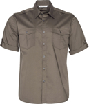 Picture of Winning Spirit Mens Short Sleeve Military Shirt (M7911)