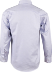 Picture of Winning Spirit Mens Dot Contrast Long Sleeve Shirt (M7922)