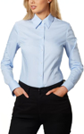 Picture of Winning Spirit Womens Fine Twill Long Sleeve Shirt (M8030L)