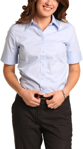 Picture of Winning Spirit Womens Fine Twill Short Sleeve Shirt (M8030S)