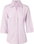Picture of Winning Spirit Womens CVC Oxford 3/4 Sleeve Shirt (M8040Q)