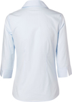 Picture of Winning Spirit Womens Self Stripe 3/4 Sleeve Shirt (M8100Q)
