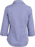 Picture of Winning Spirit Womens Multi Tone Check 3/4 Sleeve Shirt (M8320Q)