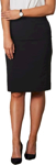 Picture of Winning Spirit Womens Stretch Stripe Mid Length Lined Pencil Skirt (M9472)