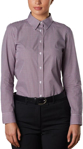 Picture of Winning Spirit Womens Mini Gingham Long Sleeve Shirt (M8340L)