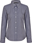 Picture of Winning Spirit Ladies Gingham Check Long Sleeve Shirt (M8300L)