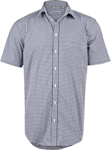 Picture of Winning Spirit Mens Gingham Check Short Sleeve Shirt (M7300S)