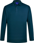 Picture of Winning Spirit Mens Lucky Bamboo Long Sleeve Polo (PS89)
