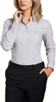 Picture of Winning Spirit Womens Ticking Stripe Long Sleeve Shirt (M8200L)