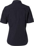 Picture of Winning Spirit Womens Pin Stripe Short Sleeve Shirt (M8224)