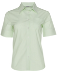 Picture of Winning Spirit Womens Balance Stripe Short Sleeve Shirt (M8234)