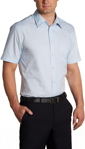 Picture of Winning Spirit Mens Self Stripe Short Sleeve Shirt (M7100S)