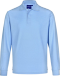 Picture of Winning Spirit Unisex Traditional Pique Long Sleeve Polo (PS12)
