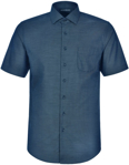 Picture of Winning Spirit Mens Ascot Short Sleeve Dot Jacquard Stretch Shirt (M7400S)