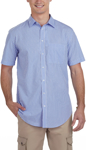 Picture of Winning Spirit Mens Gingham Check Short Sleeve Shirt (M7300S)