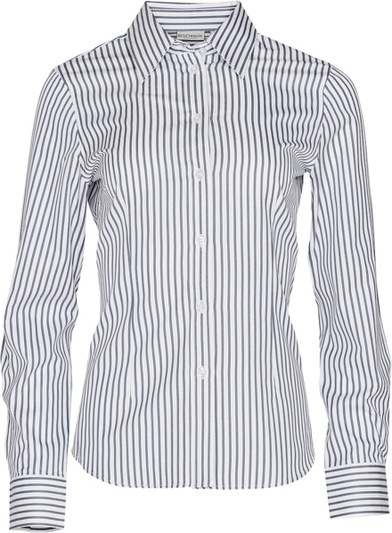 Picture of Winning Spirit Womens Executive Sateen Stripe Long Sleeve Shirt (M8310L)