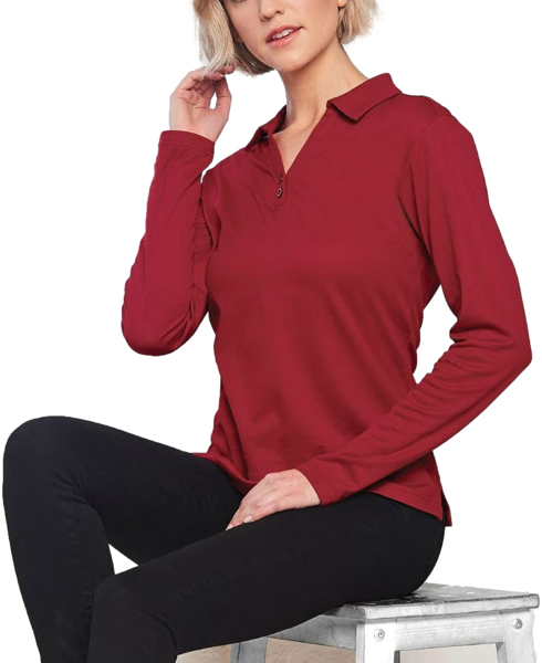 Picture of Winning Spirit Victory Plus Truedry Long Sleeve Polo (PS36B)
