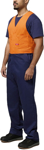 Picture of Hardyakka Hi Vis 2 Tone Action Back Cotton Drill Overall (Y01526)