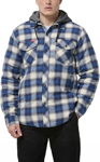 Picture of Hardyakka Quilted Flannel Hooded Shacket (Y06690)
